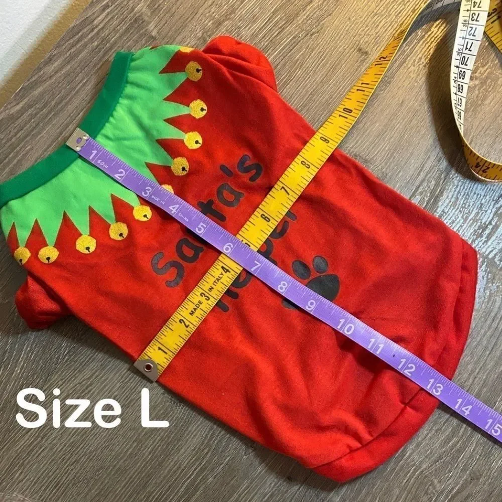 🎈Santa’s Helper Elf Dog Christmas Shirt